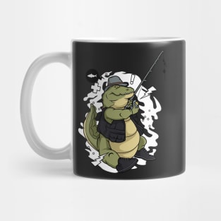 Croc Fishing Mug